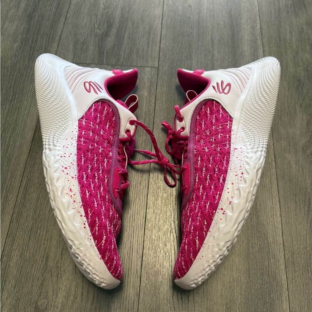 Under Armour UA Steph Curry 9 Basketball White/ Pink 3025631-600 Men’s